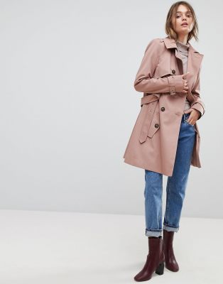 asos design classic trench coat