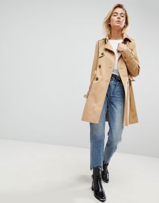 asos design classic trench coat