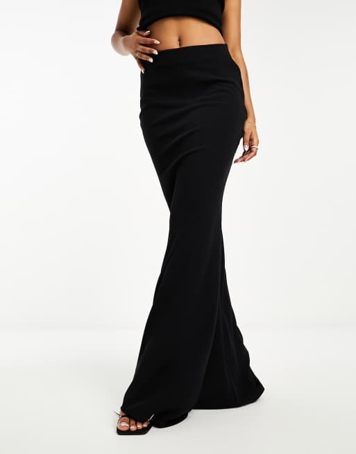 Black maxi 2025 skirt designer