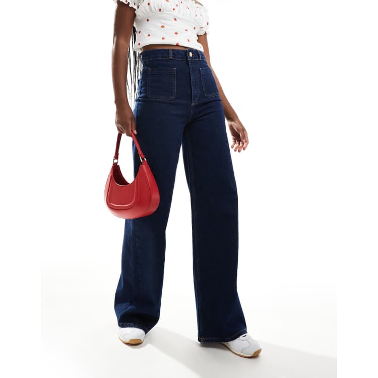 ★★ ★★ Women's Wide Fit Rinse Denim J224926 1A B06313s.jpg