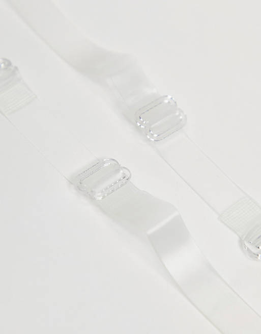 ASOS DESIGN clear detachable bra straps