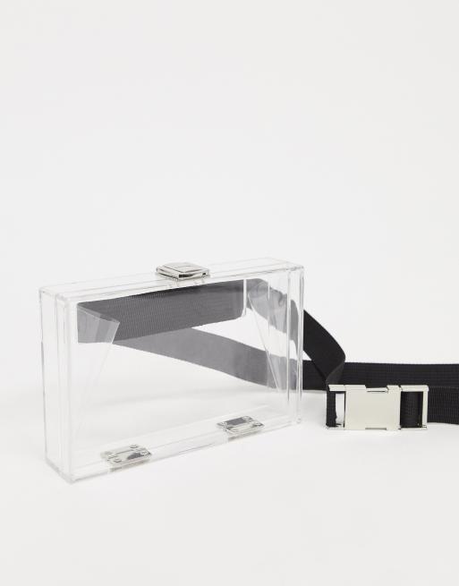 Asos clear store bum bag