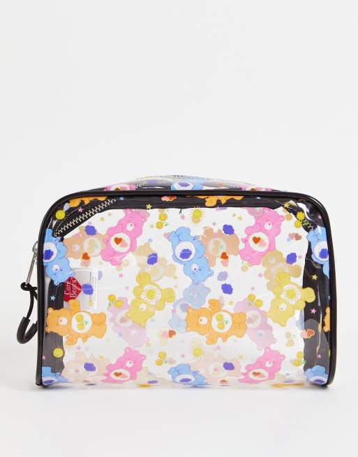 ASOS DESIGN clear wash bag with Care Bears print | ASOS