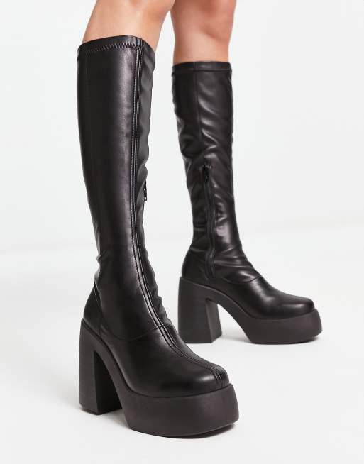 Asos clearance high boots