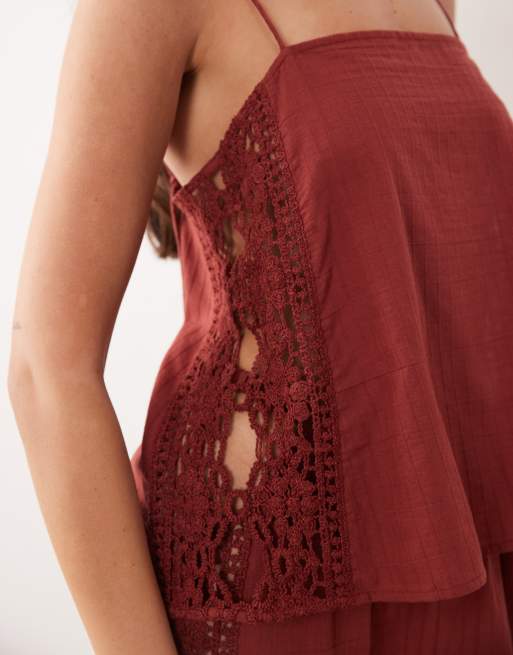 ASOS DESIGN - Cleo - Top de plage - Rouille, 3 de 4