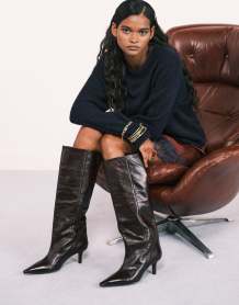 ASOS DESIGN maxi mesh bubble hem square neck dress in fig