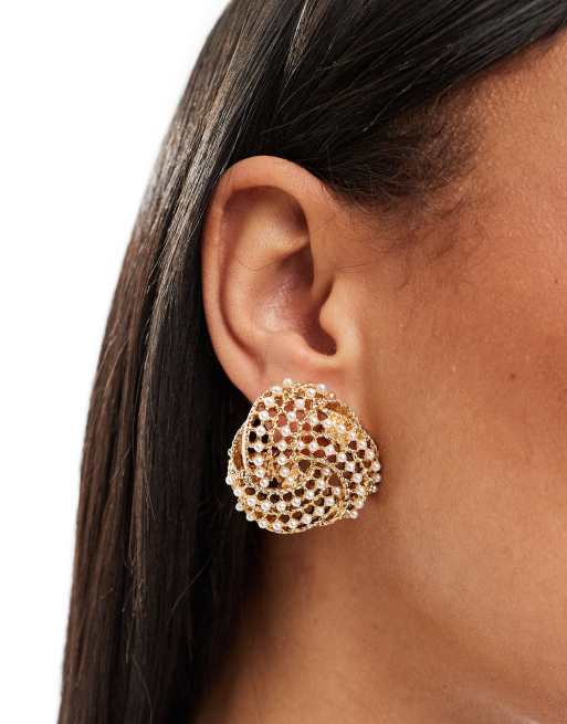 Clip on earrings asos hot sale