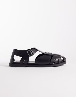  closed fisherman sandals  leather
