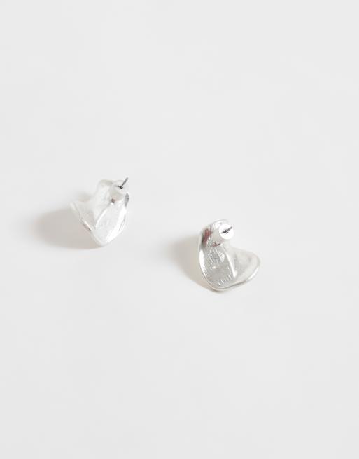 ASOS DESIGN clous à motif moulé en argent vieilli - SILVER, 4 de 4
