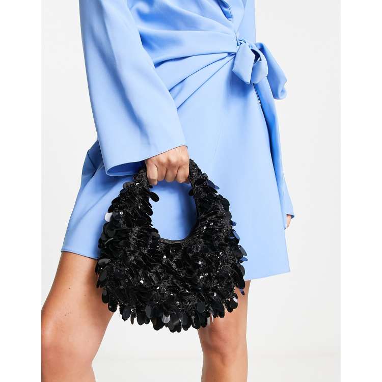 Asos discount black clutch