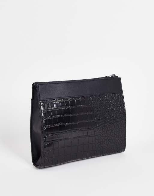 Black clutch bag discount asos