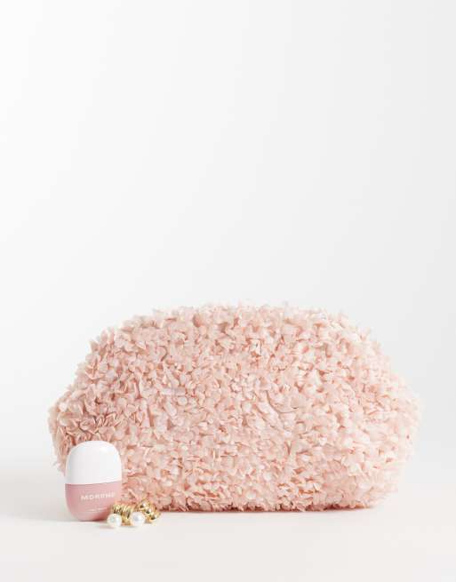 ASOS DESIGN – Clutch in Rosa mit Rüschen, 2 von 4