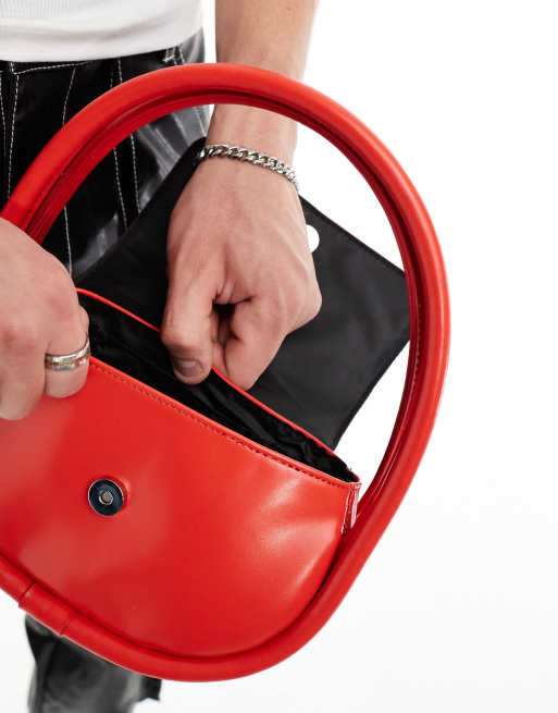 Asos red clutch hotsell