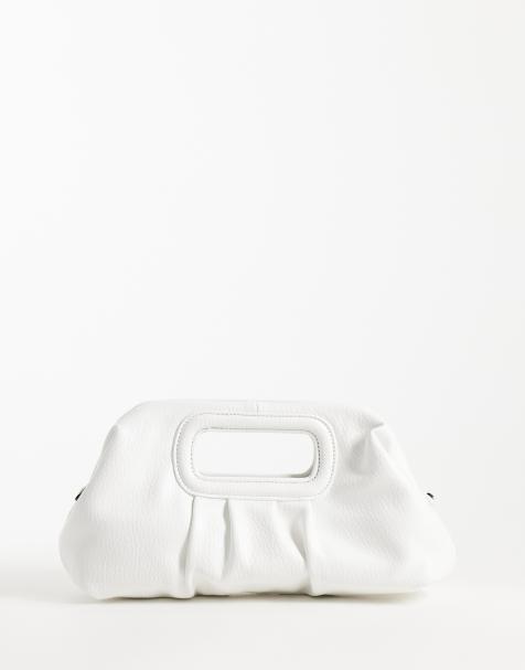 ASOS DESIGN clutch in white - view 1