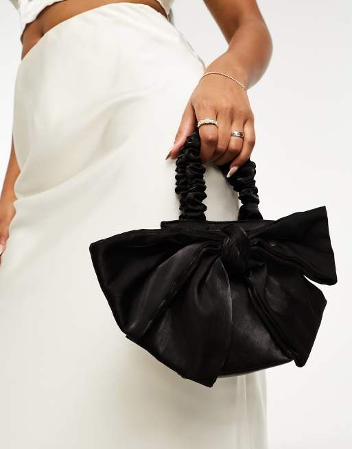 Asos black clutch online