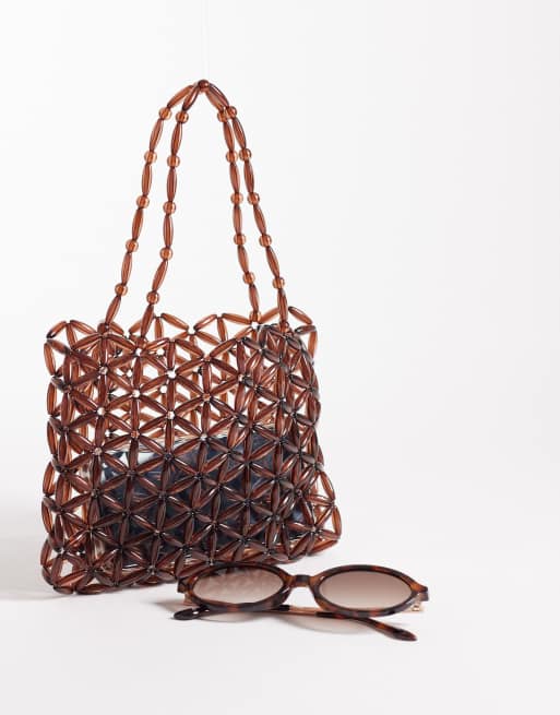ASOS DESIGN - Clutch-taske i resin med skildpaddemønster, 2 af 4