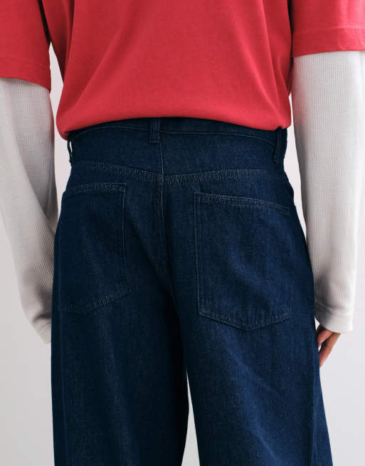ASOS DESIGN co-ord baggy jeans in raw indigo, 5 van 5