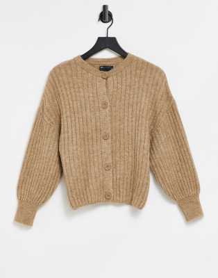 beige chunky cardigan