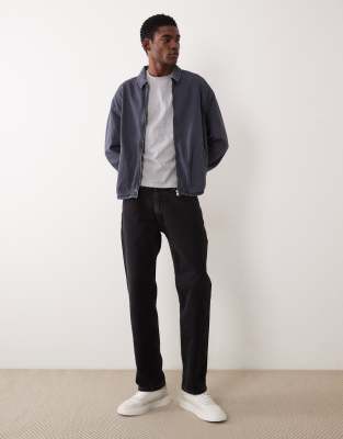 Asos Design Co-ord Denim Jacket In Gray