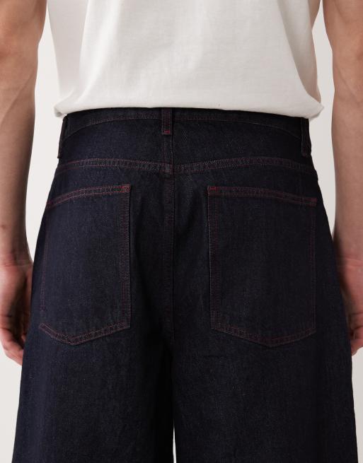 ASOS DESIGN co-ord extreme baggy jeans in raw indigo, 5 of 5