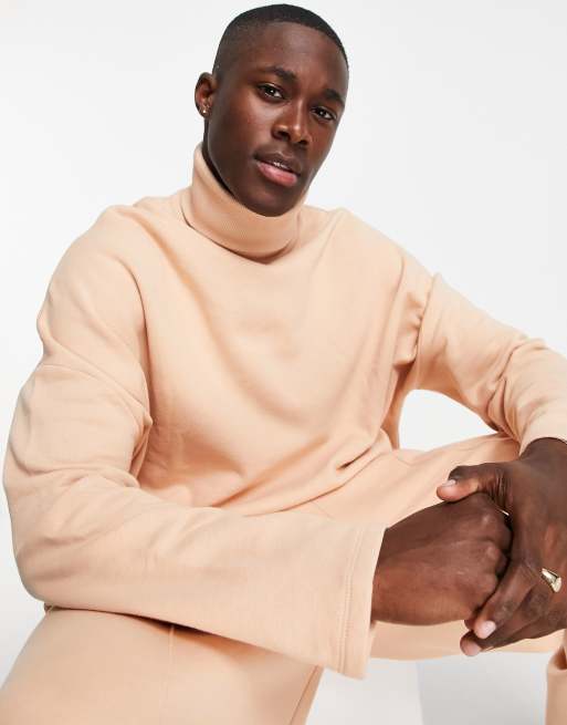 ASOS DESIGN extreme oversized co-ord in beige, 2 of 2