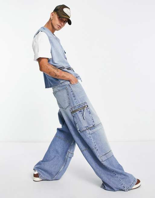 Extreme wide leg jeans sales