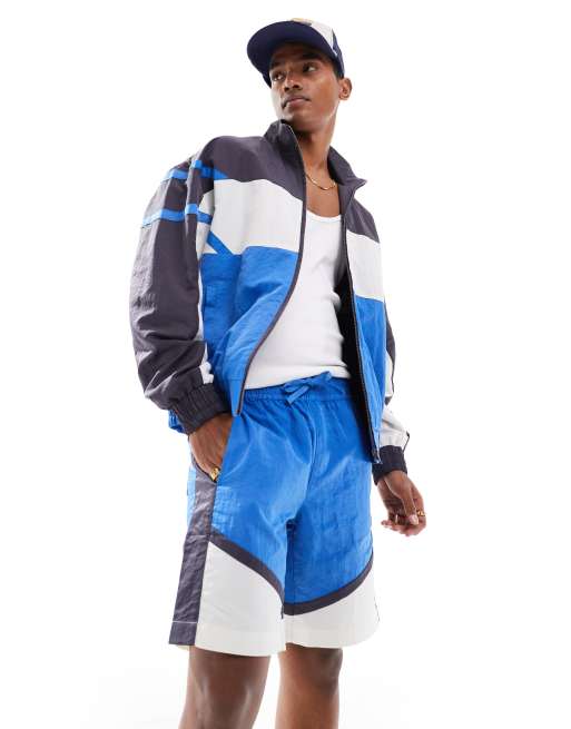 ASOS DESIGN Co-ord fit nylon shorts with contrast panels, 2 of 5
