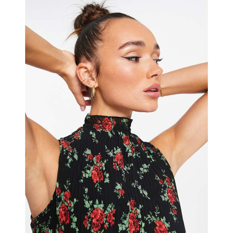 Asos high best sale neck top