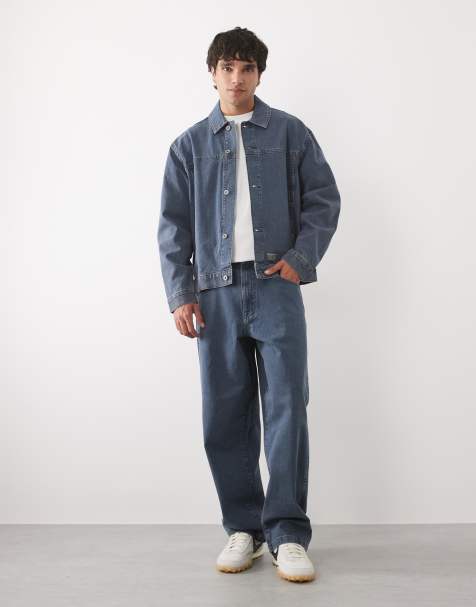 ASOS DESIGN Co ord in Mid Wash Blue - view 1