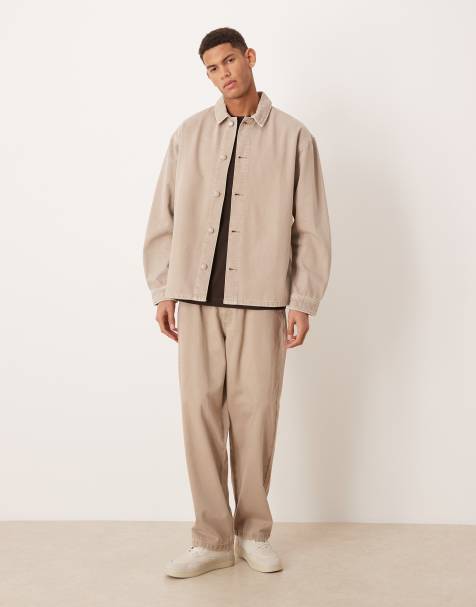 ASOS DESIGN co-ord in Stone - view 1