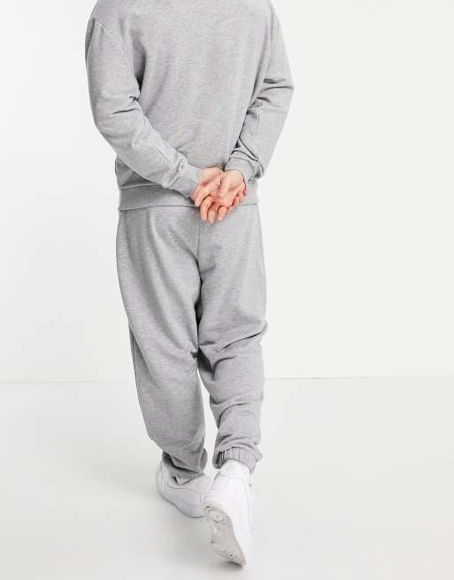 ASOS DESIGN co-ord relaxed fleece NFL Jets Jogger in cut and sew