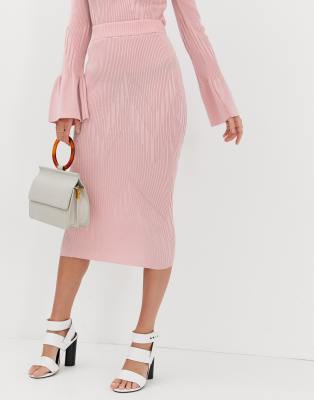 knitted midi co ord