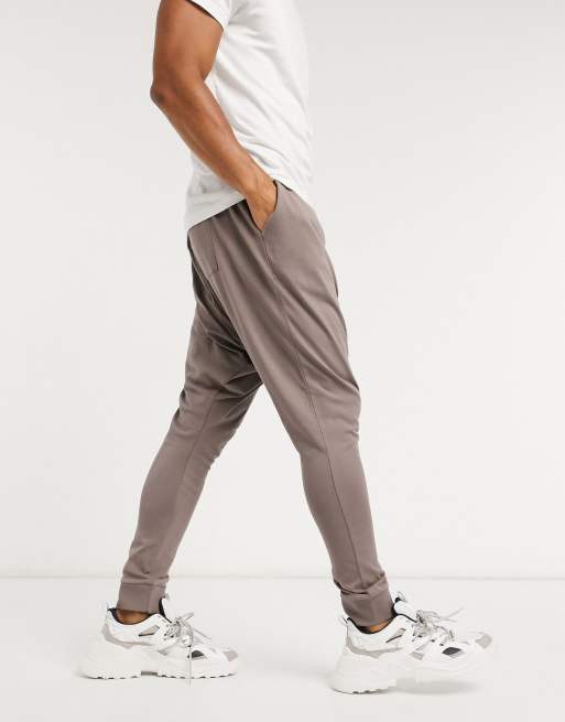 Drop crotch track online pants