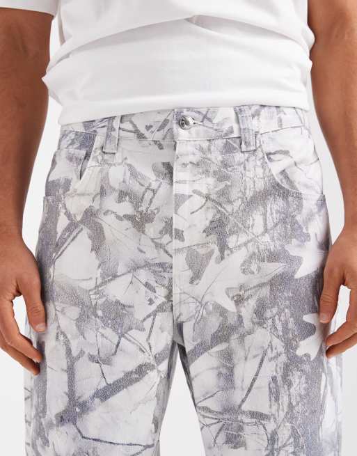 ASOS DESIGN co-ord loose jeans camo, 4 of 5