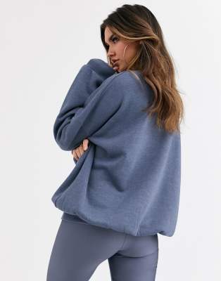 soft grey sweatshirt