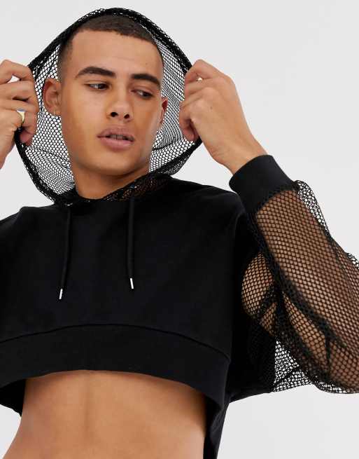 Crop top 2025 with hood