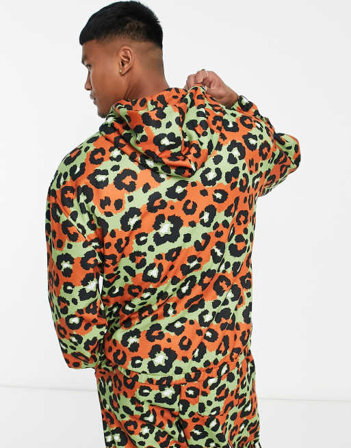 Mens animal print clearance hoodie