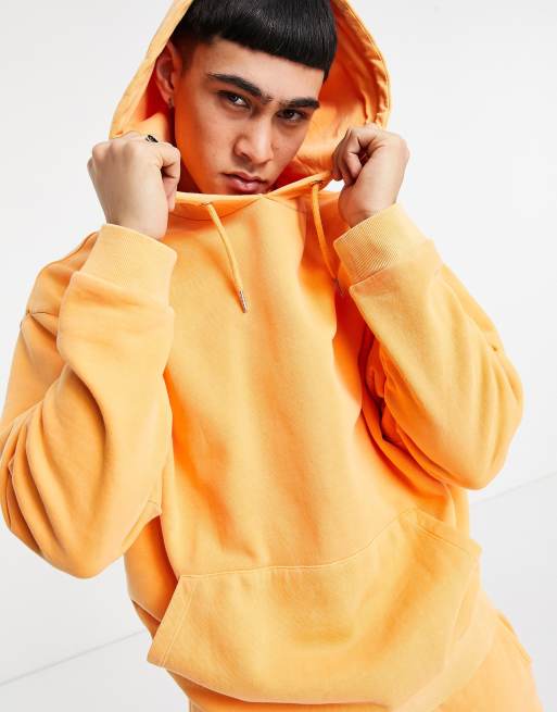 Orange hoodie asos discount