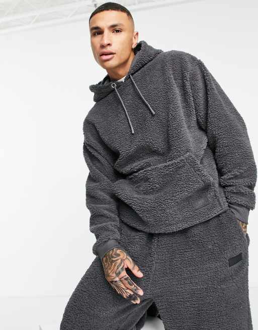 Asos on sale borg hoodie