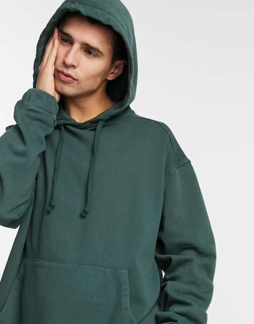 Dark cheap green hoodie