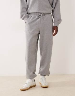 ASOS DESIGN ASOS DESIGN co-ord oversized jogger in grey marl