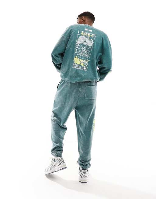 Asos acid wash joggers hotsell
