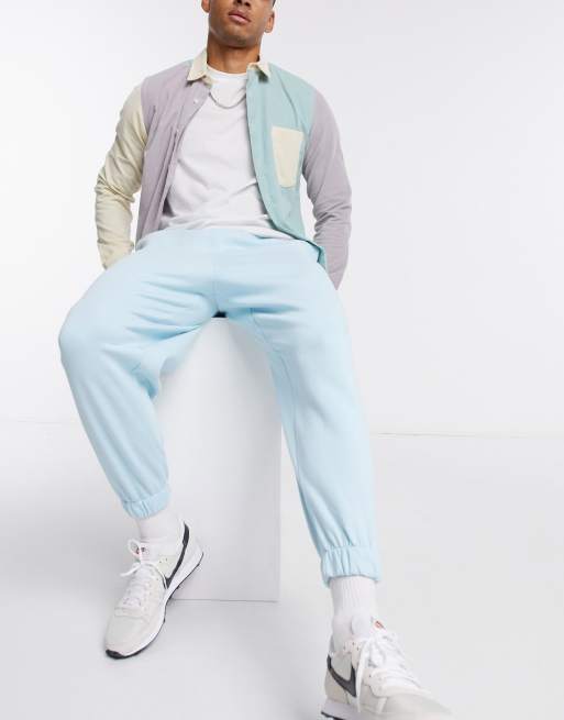 Mens pastel joggers top