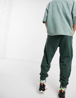 asos green joggers