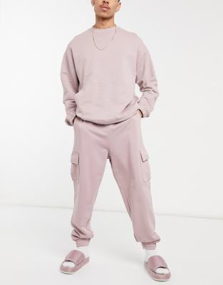 pastel pink joggers