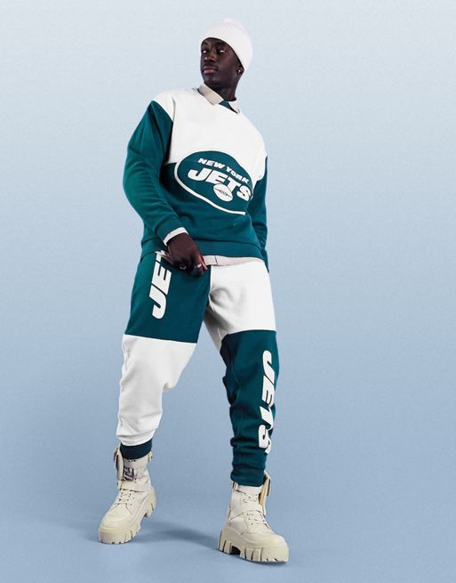 ASOS Tall Oversized Sweatshirt With Nfl New York Jets Print in Green for  Men