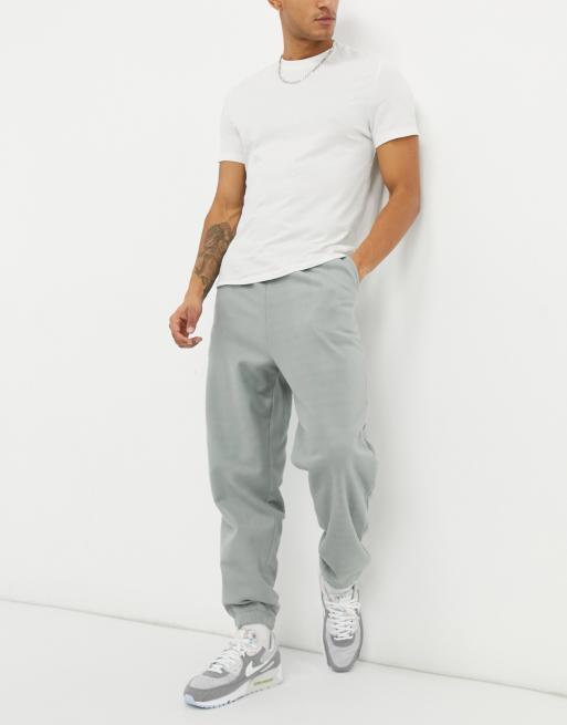 ASOS DESIGN co-ord oversized polar fleece joggers in grey | ASOS