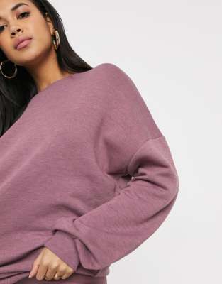 mauve sweatshirt