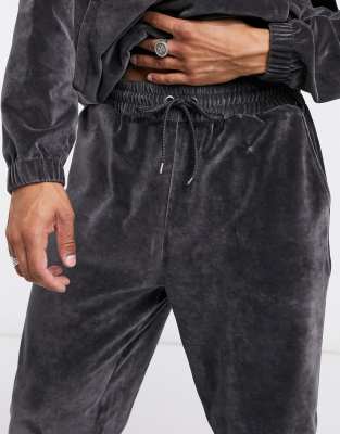 mens velour sweatpants