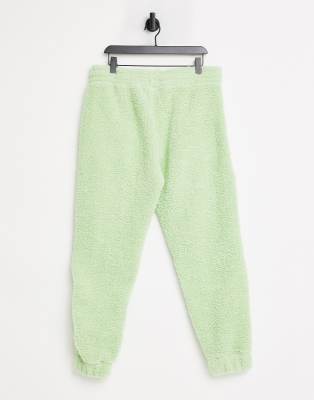 asos green joggers